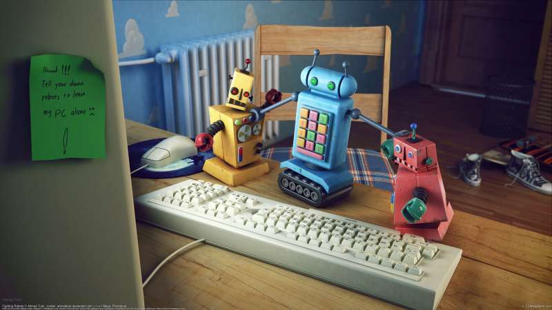 Fighting Robots fondo de escritorio