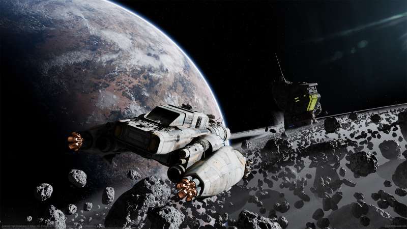 Asteroid Field Installation fondo de escritorio