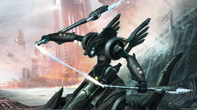 Exis - the cyborg invader fondo de escritorio