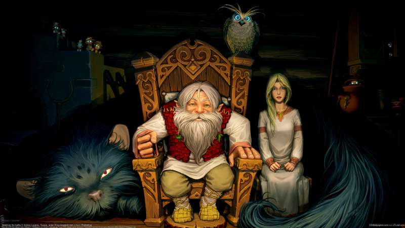 Watching the battle fondo de escritorio