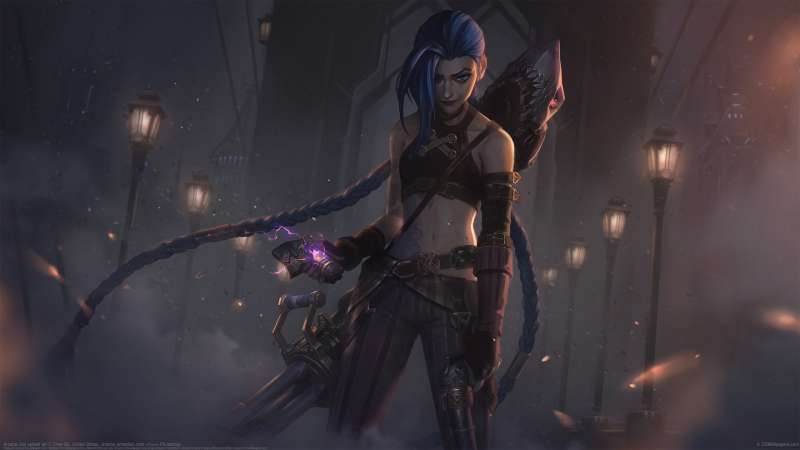 Arcane Jinx splash art fondo de escritorio