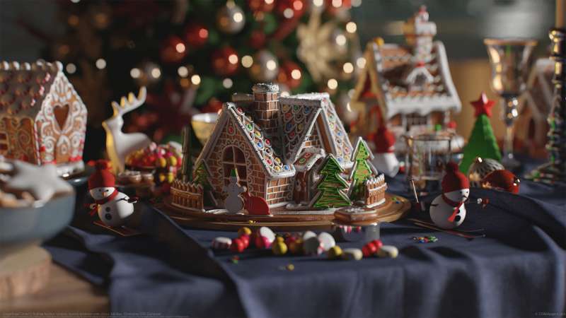 Gingerbread Street fondo de escritorio
