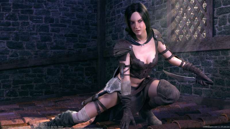 Female Rogue fondo de escritorio