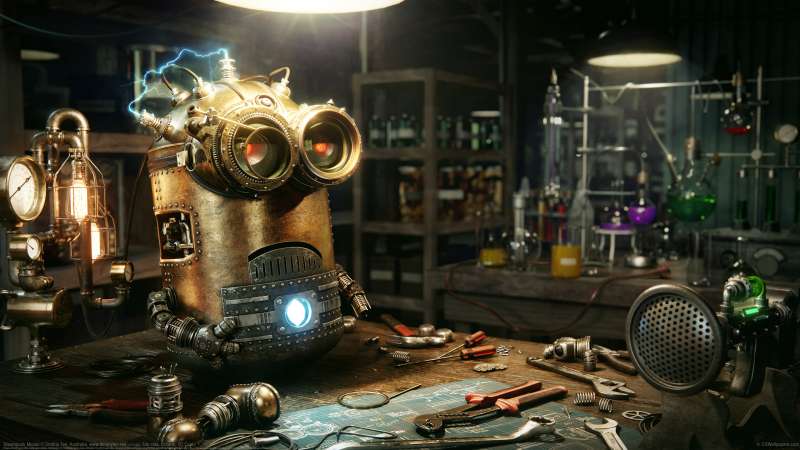 Steampunk Minion fondo de escritorio