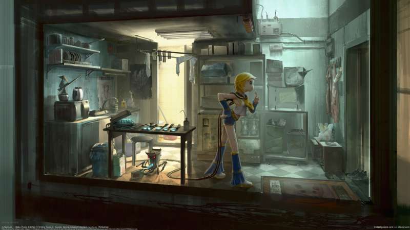 Cyberpunk - Otaku Place, Kitchen fondo de escritorio