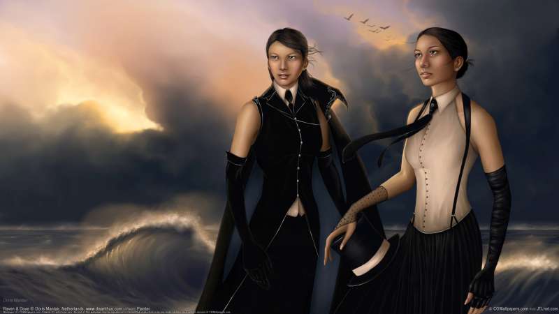 Raven & Dove fondo de escritorio