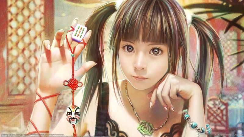Majiang Girl fondo de escritorio