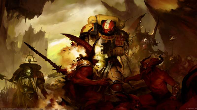 Imperial Fists vs Khorne Daemons fondo de escritorio