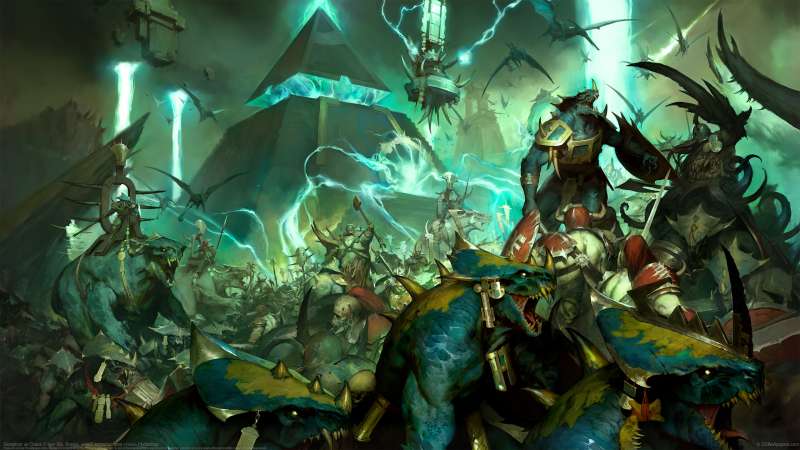 Seraphon vs Chaos fondo de escritorio