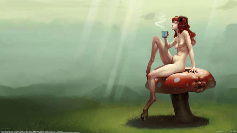 Grumpiest mushroom fondo de escritorio