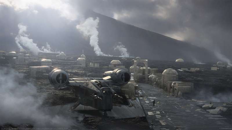 The Mandalorian : Lava planet 003 fondo de escritorio