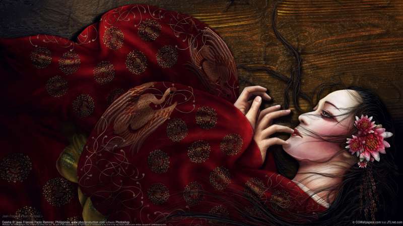 Geisha fondo de escritorio