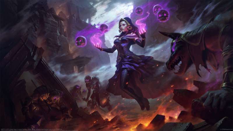 SMITE X MTG Liliana Vess fondo de escritorio