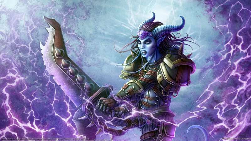 Draenei Warrior fondo de escritorio