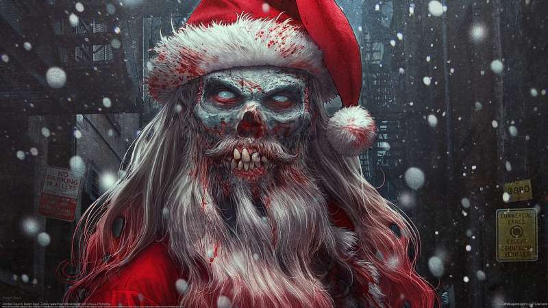 Zombie Claus fondo de escritorio