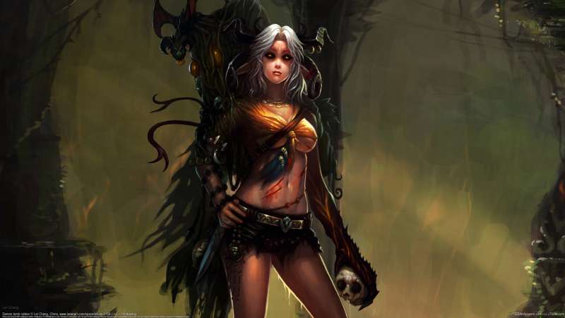 Demon tomb robber fondo de escritorio