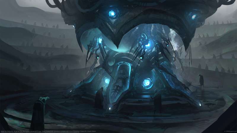 Magic the Gathering - All will be One: Blue sphere concept art fondo de escritorio