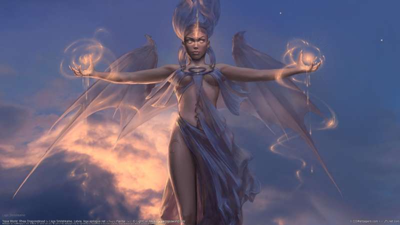 Topia World: Rhea Dragonsblood fondo de escritorio