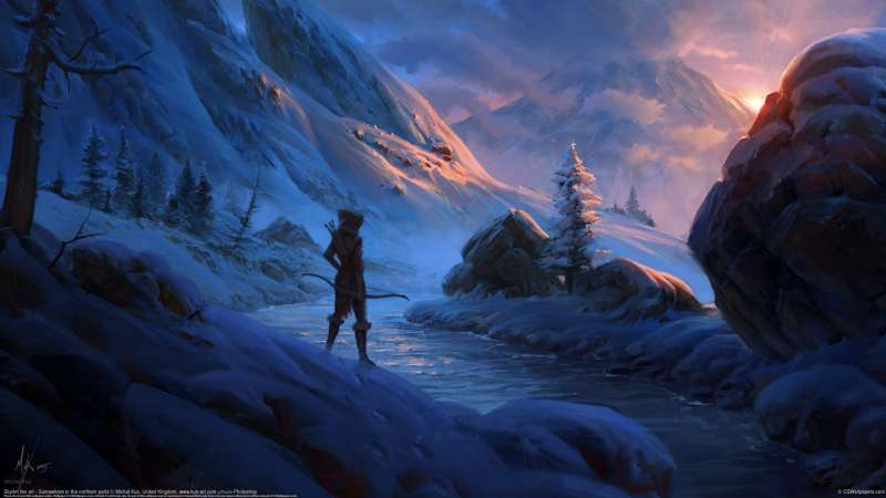 Skyrim fan art - Somewhere in the northern parts fondo de escritorio