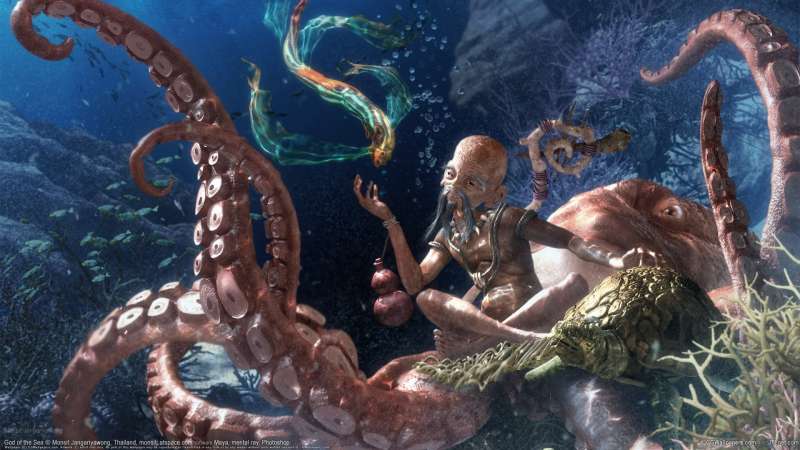 God of the Sea fondo de escritorio