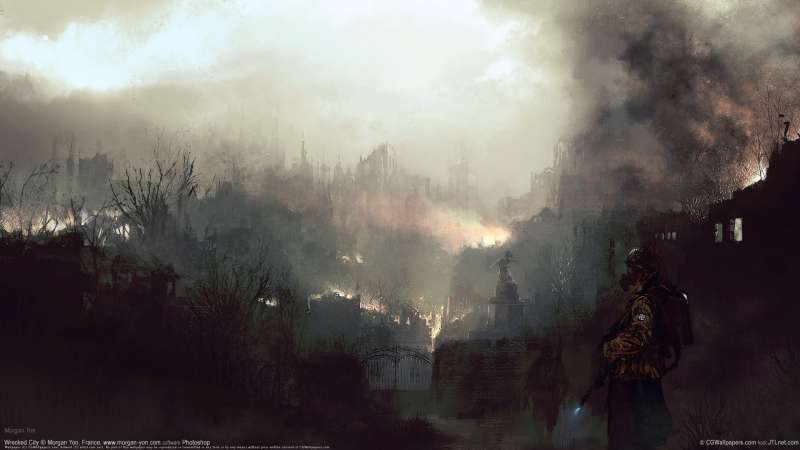 Wrecked City fondo de escritorio