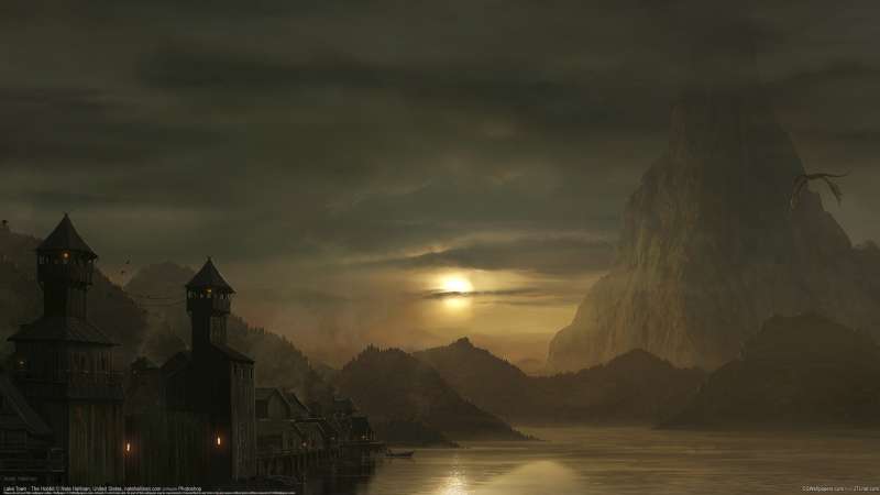 Lake Town - The Hobbit fondo de escritorio