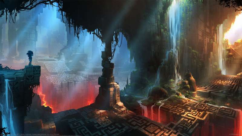 Sonic 2 concept art - labyrinth fondo de escritorio