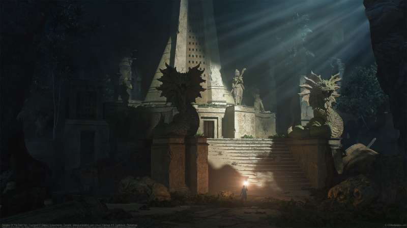 Temples Of The Dark Sun: Courtyard fondo de escritorio
