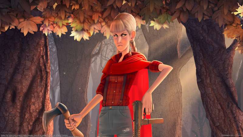 Badass Red Riding Hood Concept fondo de escritorio