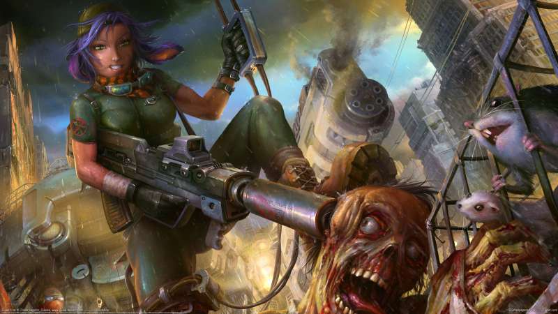 Zombie Busters fondo de escritorio