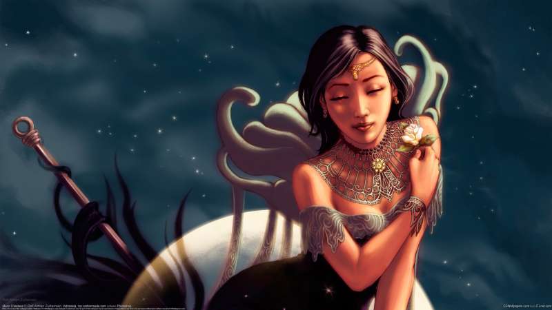 Moon Priestess fondo de escritorio
