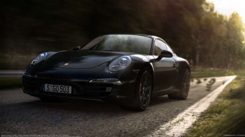 Porsche Carrera S - Black fondo de escritorio