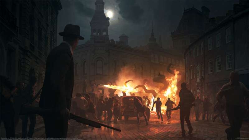 Illustration for 'CTHULHU - death may die': S**tstorm fondo de escritorio