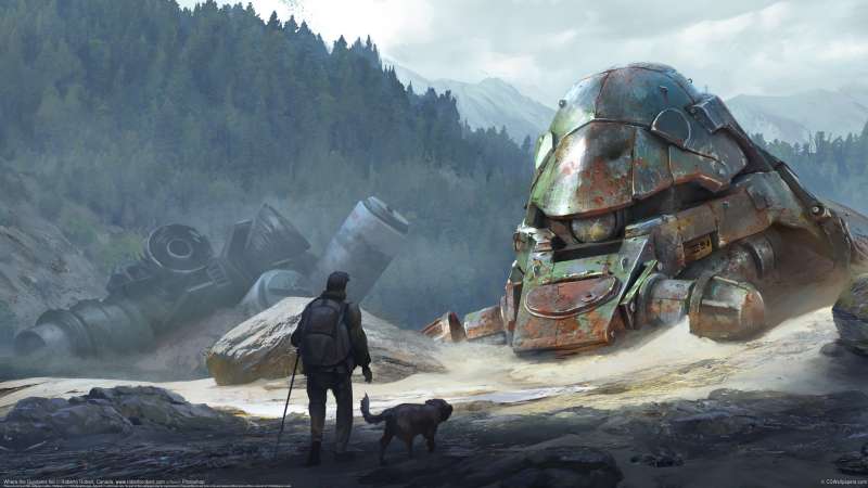 Where the Gundams fell fondo de escritorio