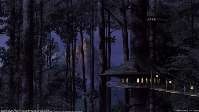 Treehouses fondo de escritorio