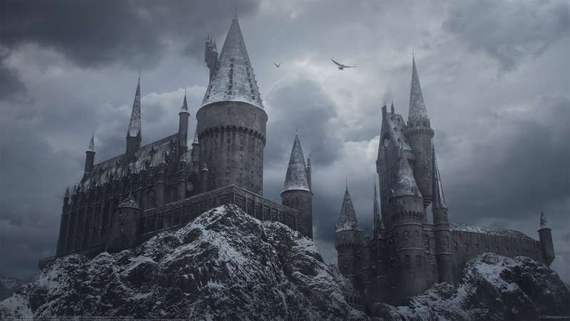 Hogwarts in the Snow fondo de escritorio