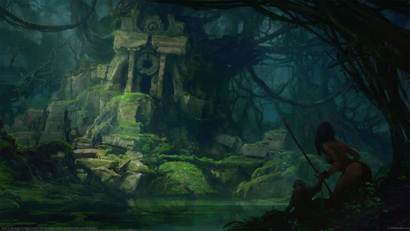 Ruins in the jungle fondo de escritorio