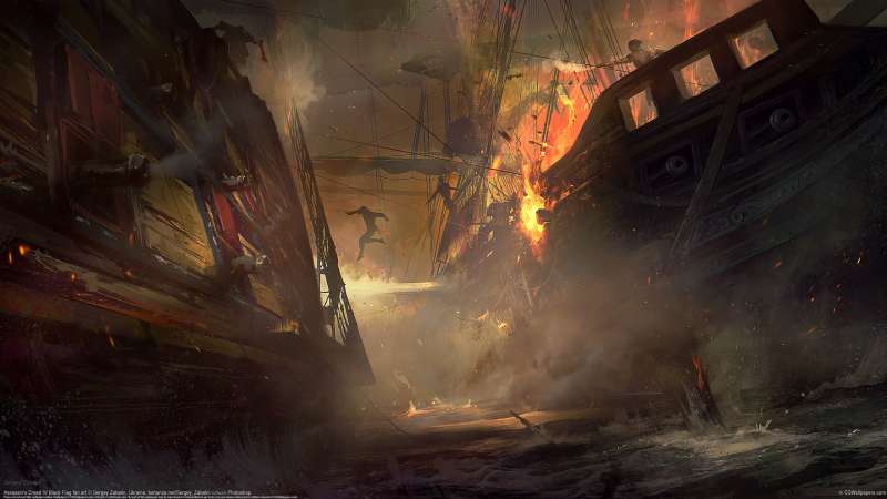 Assassin's Creed IV Black Flag fan art fondo de escritorio
