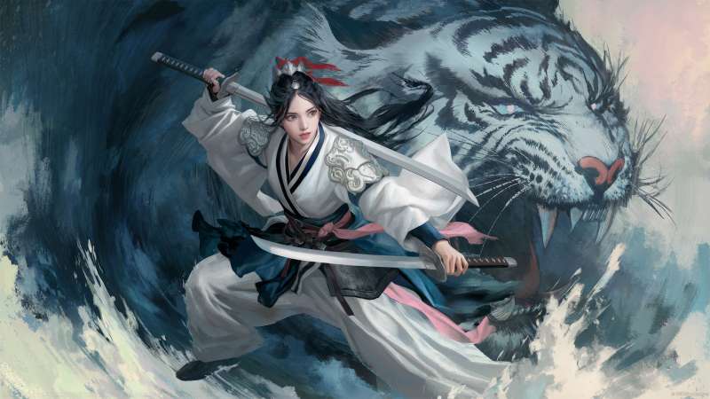 Jeong Sora, Warriors of the Breaking Dawn fondo de escritorio