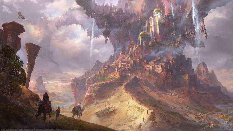 Wing of Lou lan Ancient City fondo de escritorio