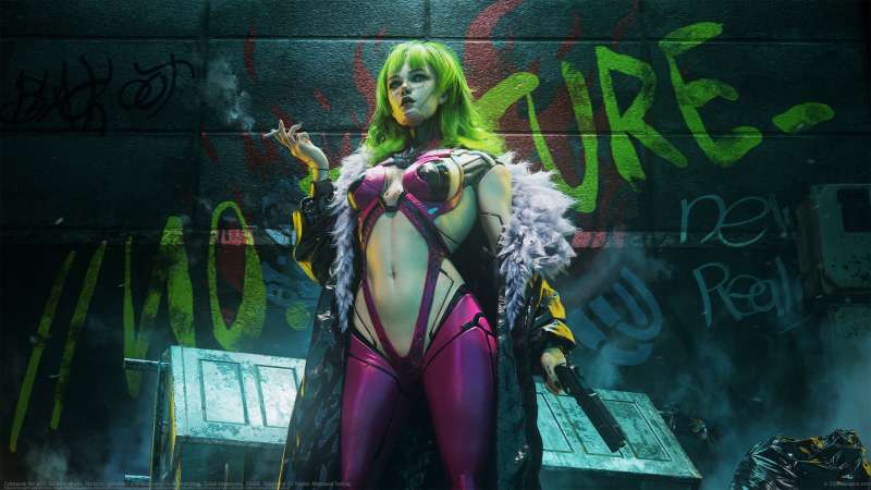 Cyberpunk fan art fondo de escritorio