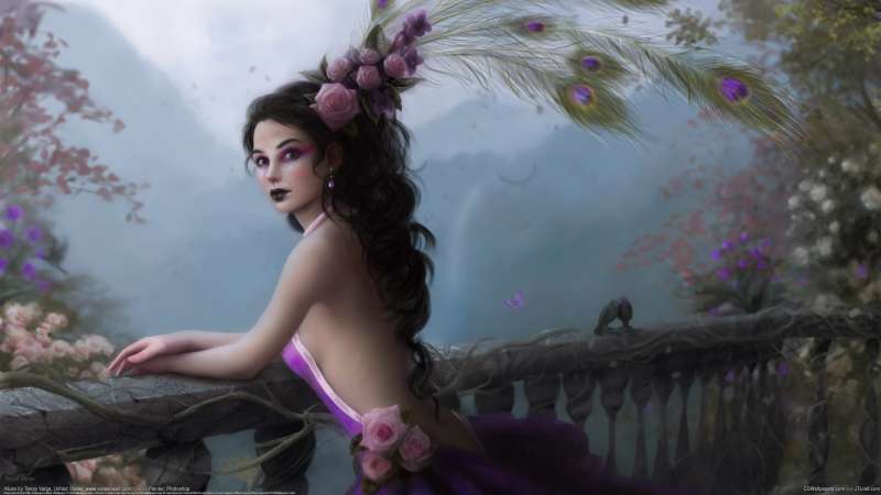 Violet fondo de escritorio