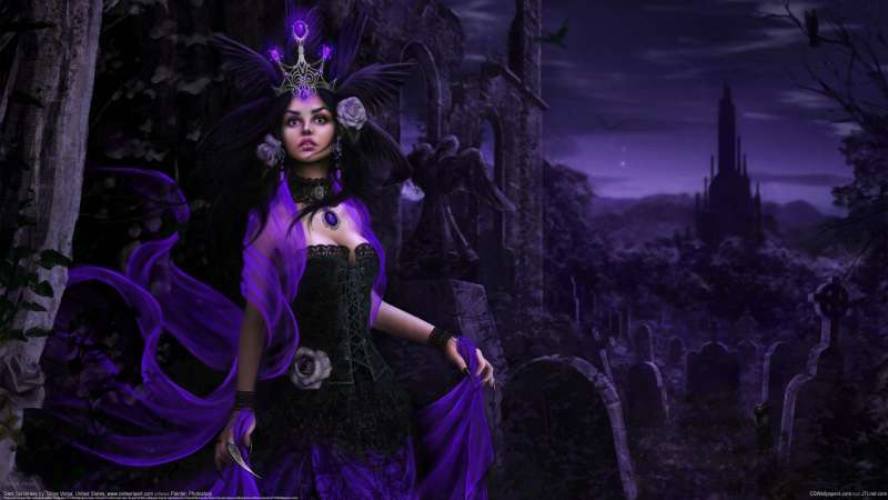Dark Sorceress fondo de escritorio
