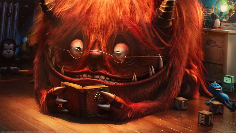 Monster under the bed fondo de escritorio
