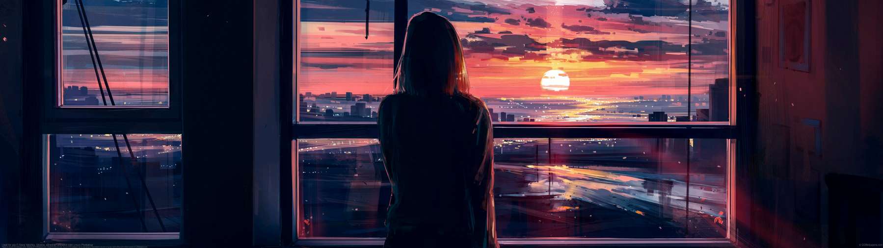 I wait for you ultra ancha fondo de escritorio