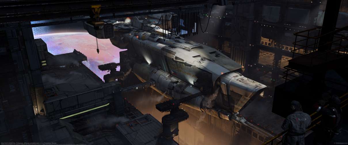 Ship Port ultra ancha fondo de escritorio