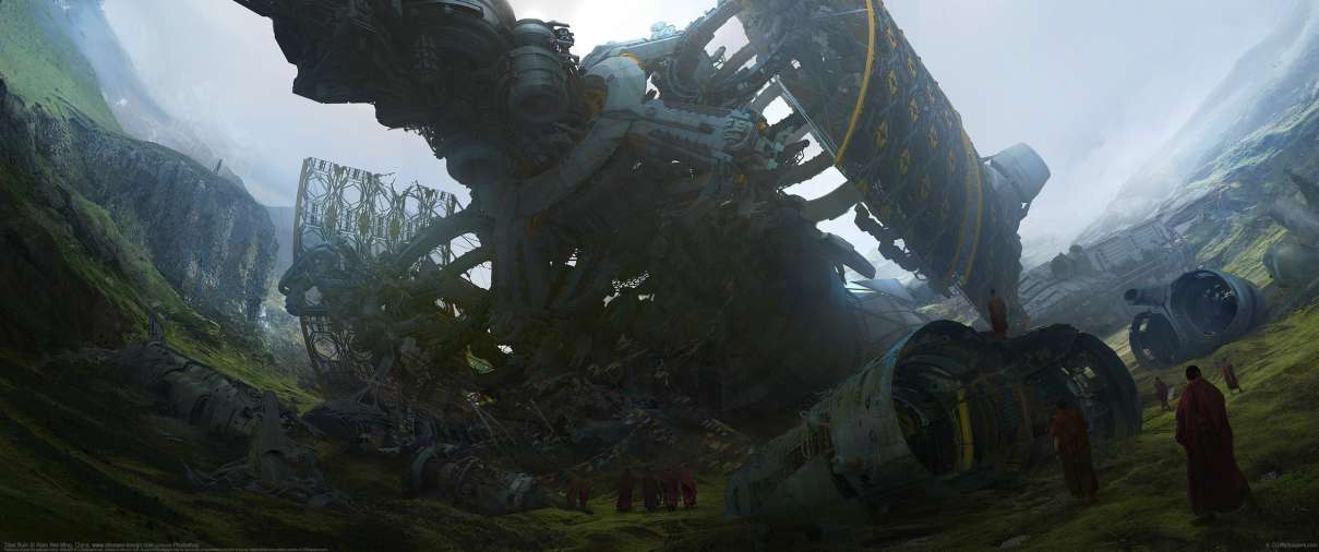 Tibet Ruin ultra ancha fondo de escritorio