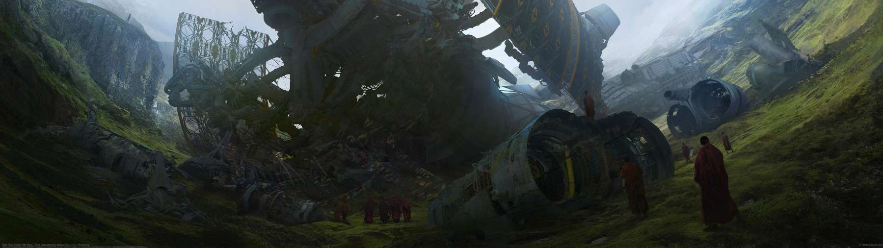 Tibet Ruin ultra ancha fondo de escritorio