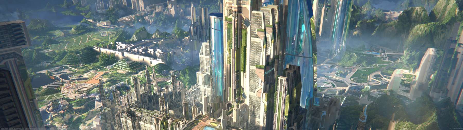 Nitro League Central Hub ultra ancha fondo de escritorio