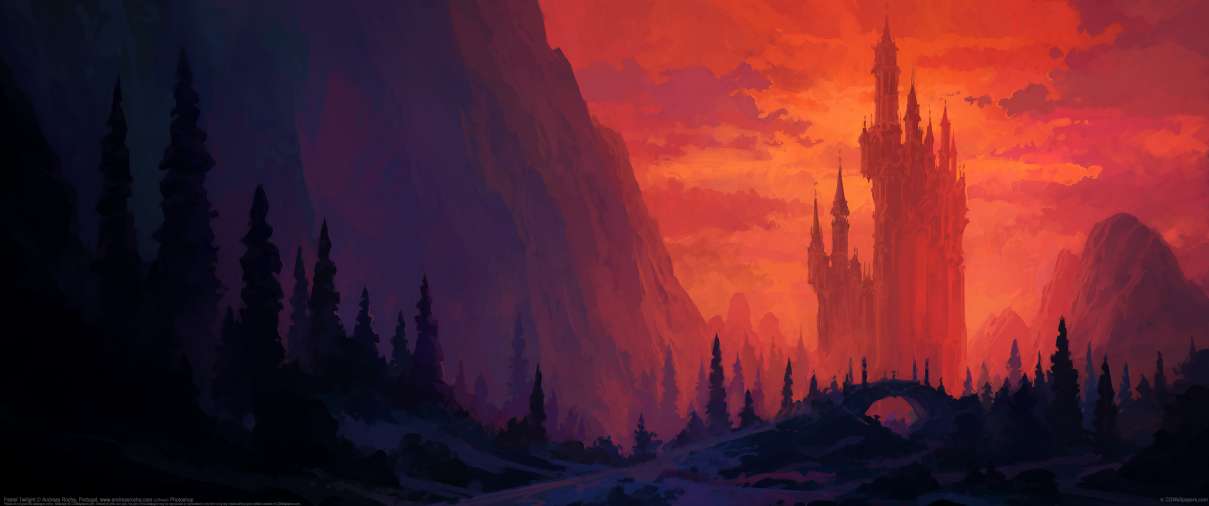 Pastel Twilight ultra ancha fondo de escritorio